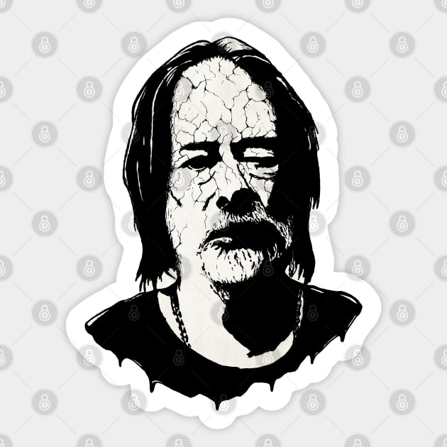 Thom Yorke Portrait Art Sticker by surmind